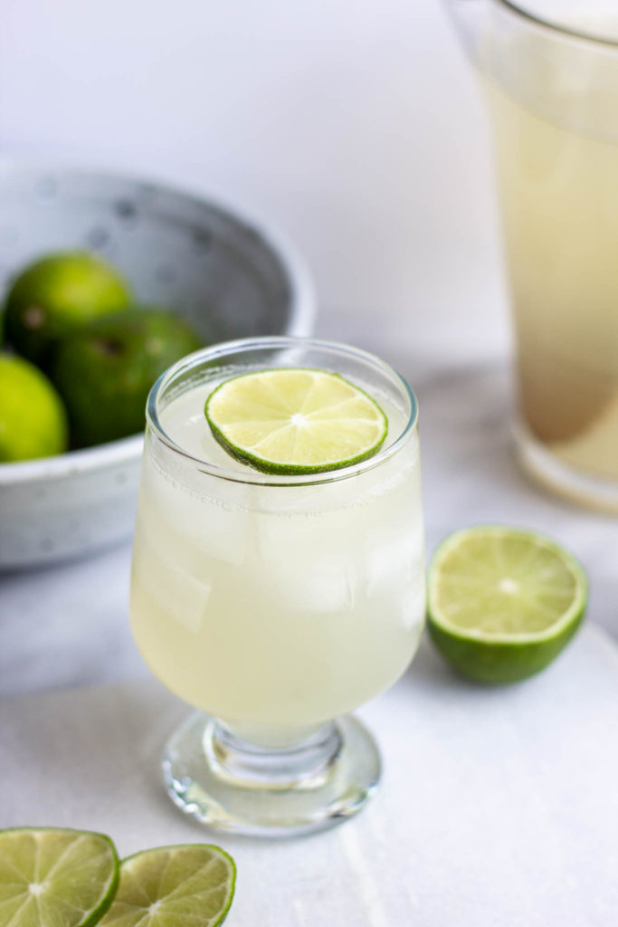 Refreshing Coconut Water Limeade (No Processed Sugar!) - So Happy You ...