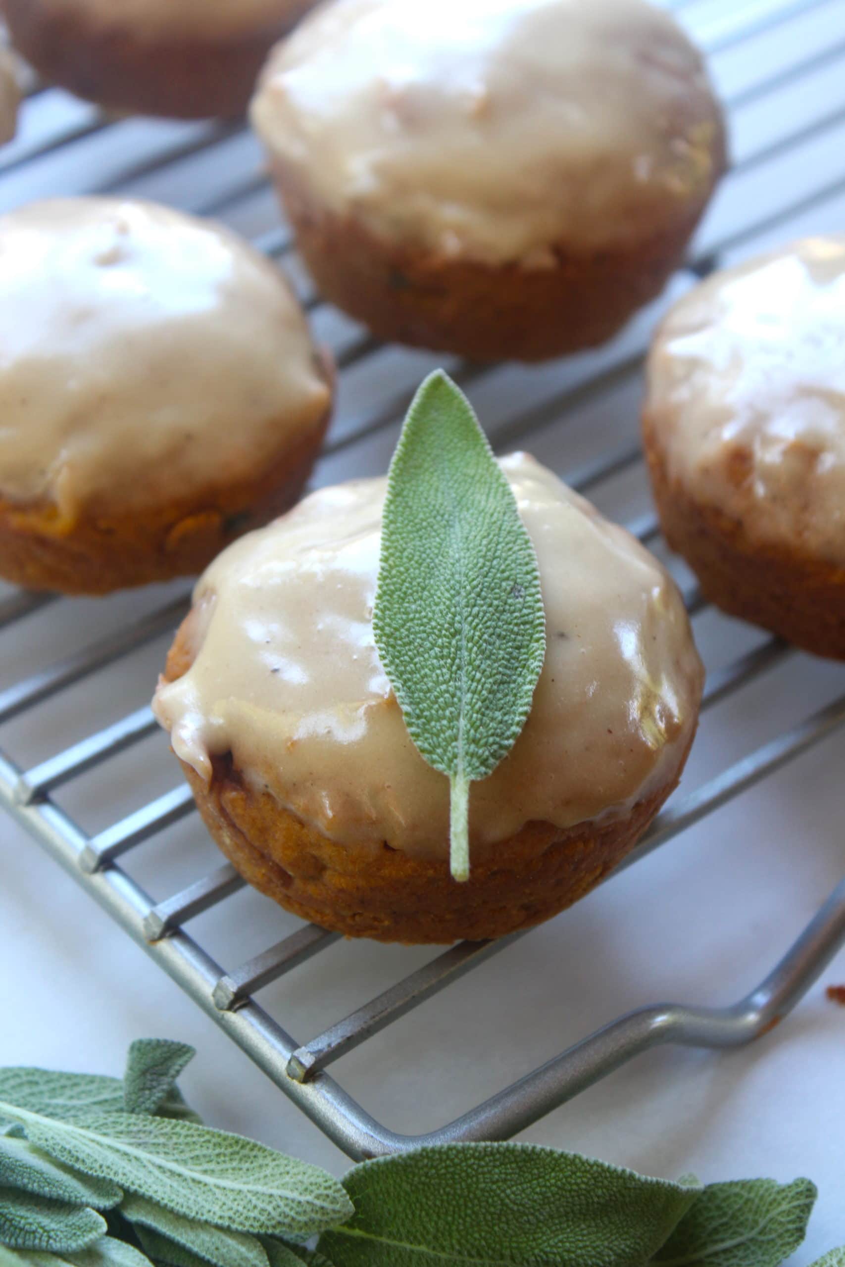 Pumpkin, Sage, and Browned Butter Cupcakes