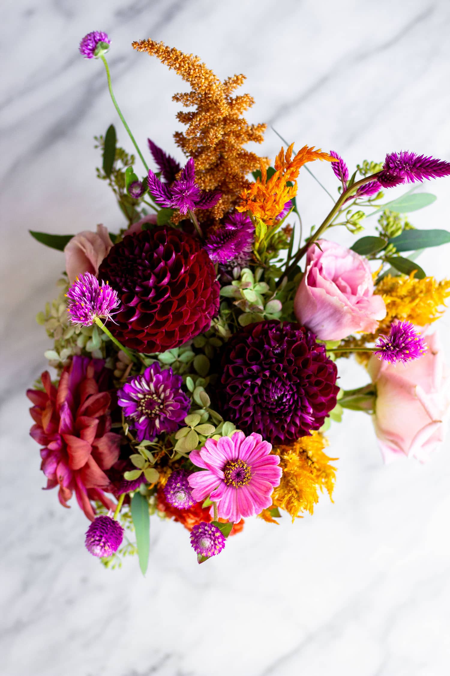Things to check off your Fall Bucket List: create a stunning Fall floral arrangement.