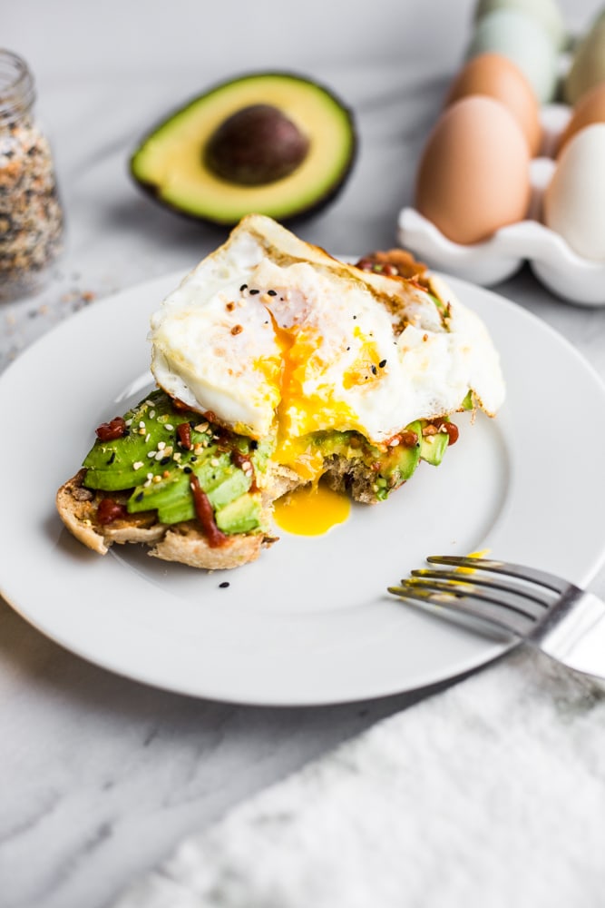 Everything Bagel Avocado Toast - Zested Lemon