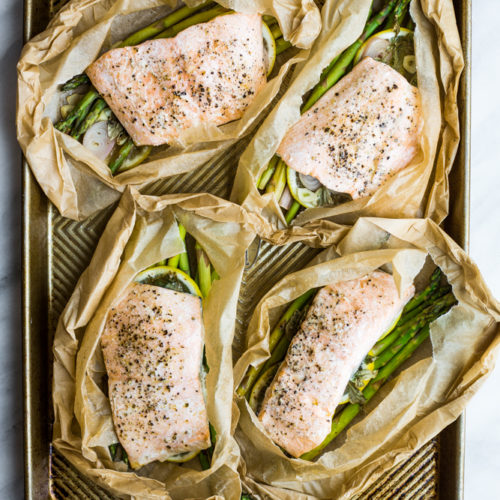 Salmon in Parchment Paper