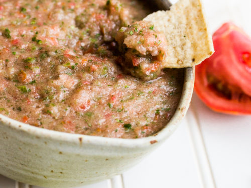 Fast and fresh raw blender salsa - Luvele US