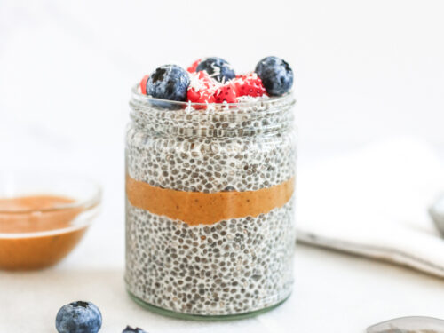 Peanut Butter Chia Pudding - Veggies Don't Bite