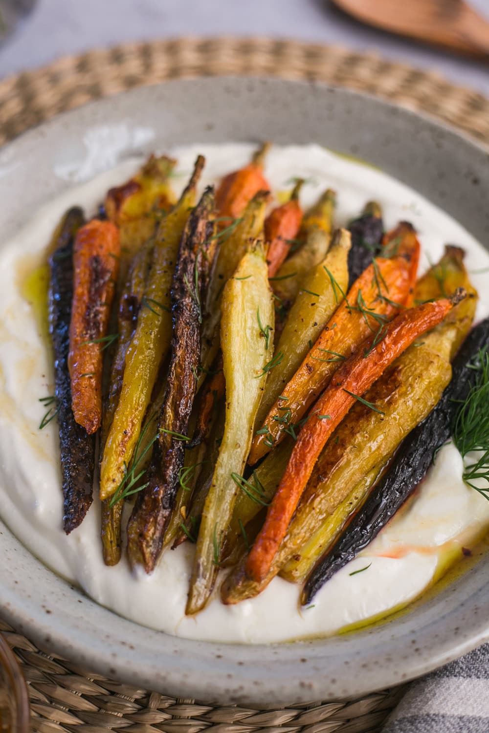 hot honey carrots